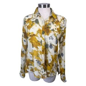 Anthropologie Holding Horses Arabel Button Down Shirt‎ Size 4